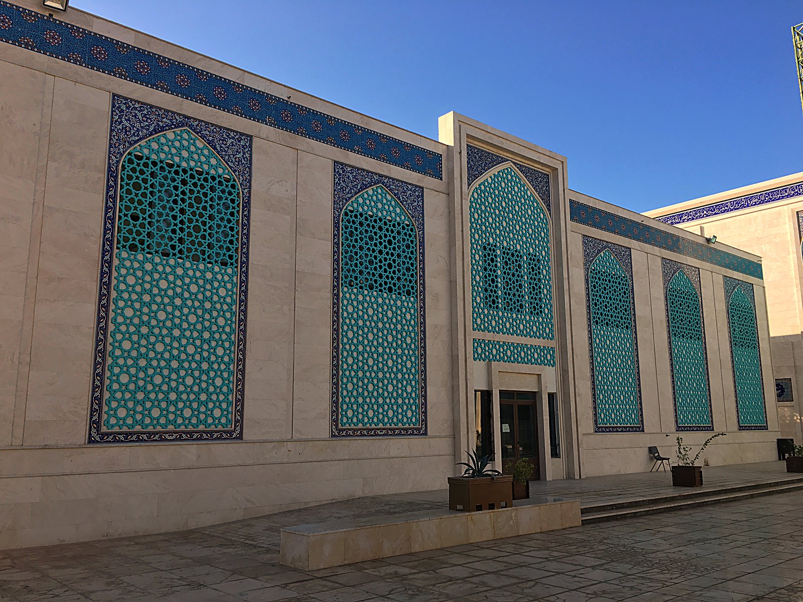 نمای مشربیه فیروزهای